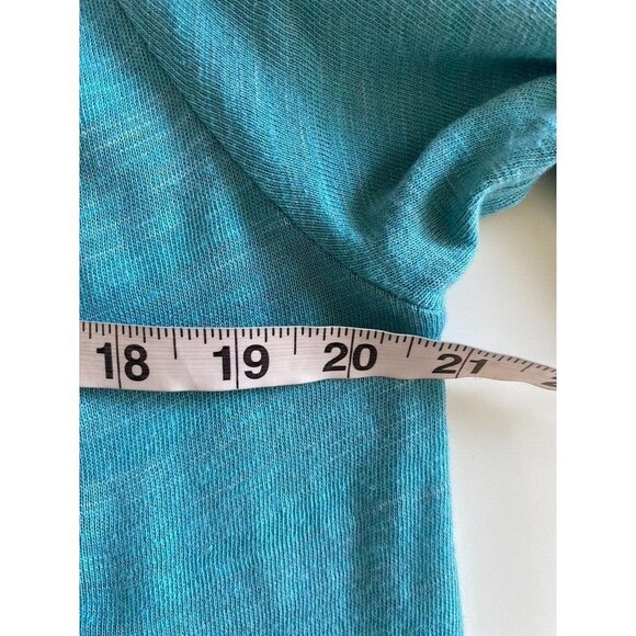 Soft Surroundings Tunic Top PL Floral Embroidered Trim 2EC23 Stretchy Smocked - Picture 8 of 9